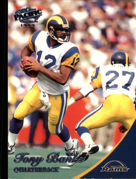 Pages using duplicate arguments in template calls. 1999 Pacific Football Card #330 Tony Banks | eBay