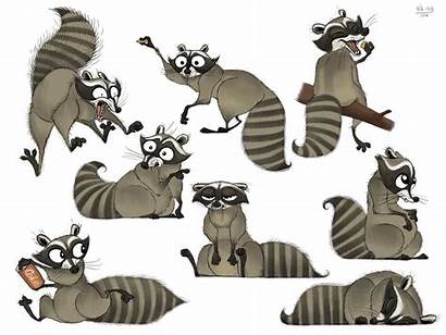 Raccoon Procyon Raccoons Deviantart Nik159 Cartoon Character