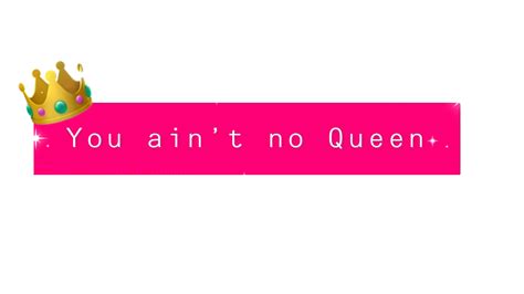 crown queen bitchplease glitter sticker by omg imsoawesome
