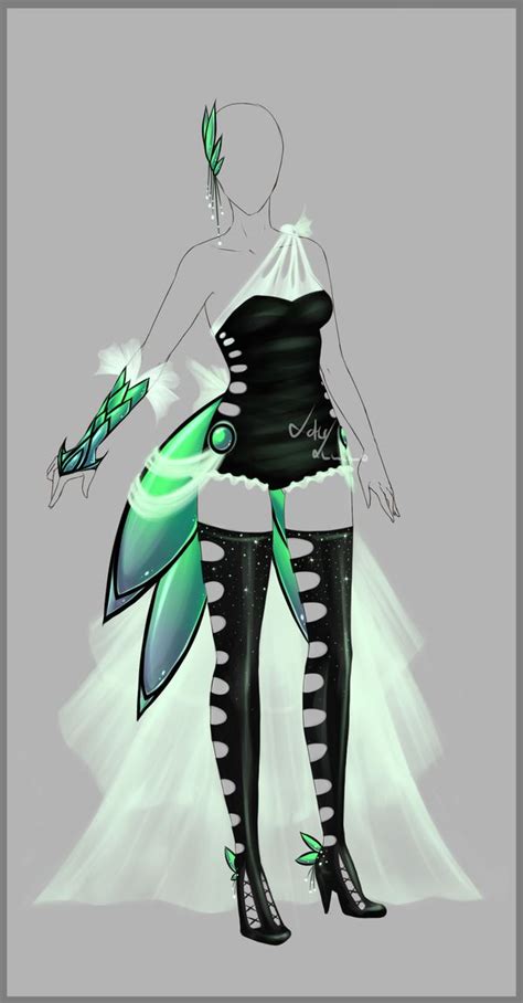 Outfit Design 82 Closed By Lotuslumino On Deviantart