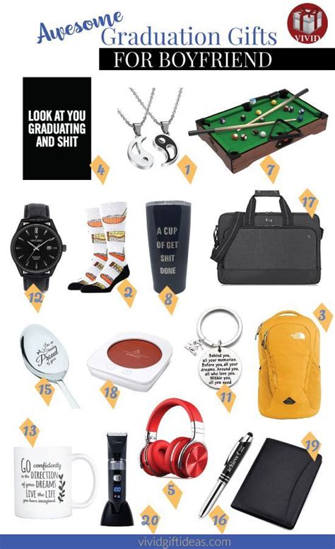 Maybe you would like to learn more about one of these? 20 Graduation Gifts for Boyfriend - High School & College ...