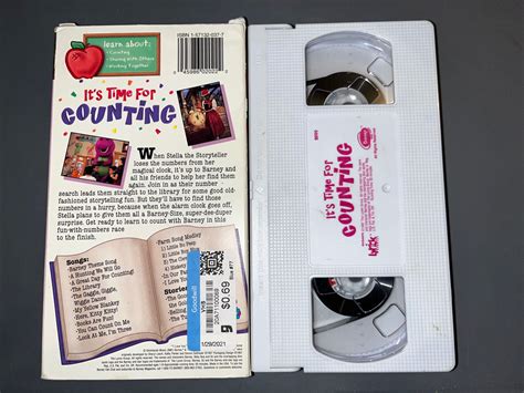 Barney Its Time For Counting Vhs 1998 45986020222 Ebay