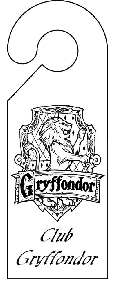 Coloriage 4 Maisons Harry Potter