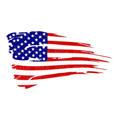 Distressed American Flag Svg US Flag Svg Flag Decor Patriotic Svg Th Of July Svg Stars And