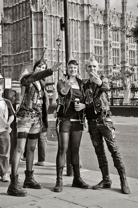Punk Rockers In London Uk By Dondavisuk British Punk British Punk