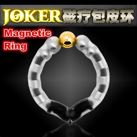 Joker Brand Super Magnetic Penis Rings Cure Foreskin Diy Lenght And V Bracket Cock Rings Sex