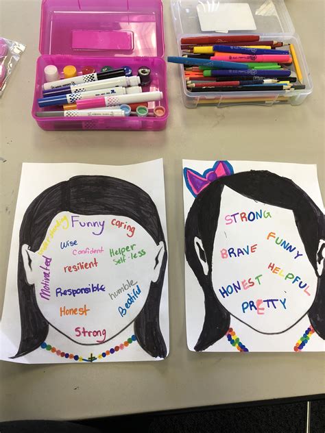 Fun classroom activities for kids. Self-esteem activity for youth #teens #youth #confidence ...