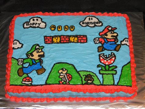 Brandys Creations Super Mario Bros Cake
