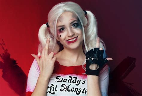 Download Harley Quinn Suicide Squad Woman Cosplay Hd Wallpaper By