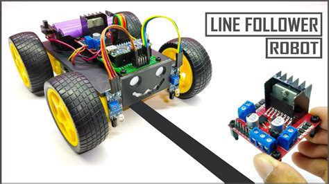 How To Make Arduino Line Follower Robot Using L298n Motor Driver Youtube