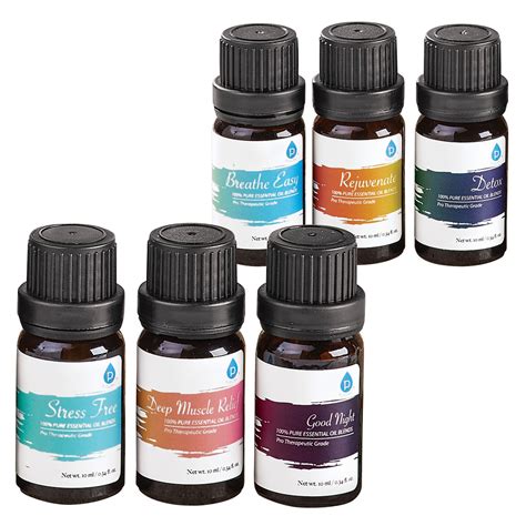 100 Pure Natural Essential Oils Set Of 6 Collections Etc