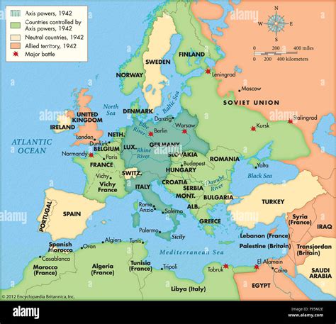 World War Ii Europe Map World Map