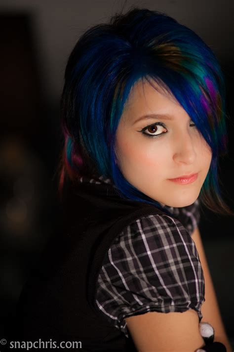 New Blue Hair For Teen Singer Chris Willis Flickr