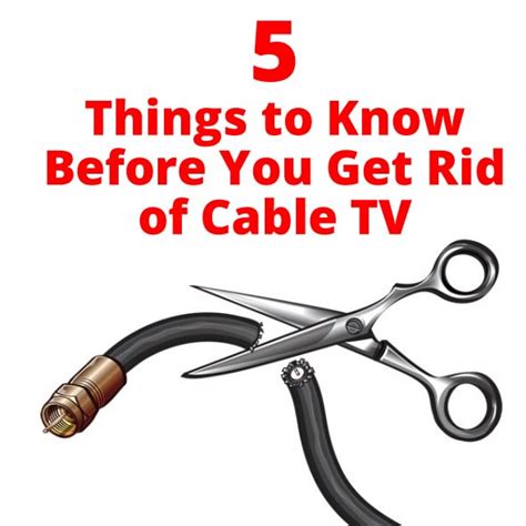Cable Tv 5 Things To Know Before You Cut The Cord