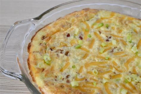 Bacon Cheddar Crustless Quiche This Delicious House