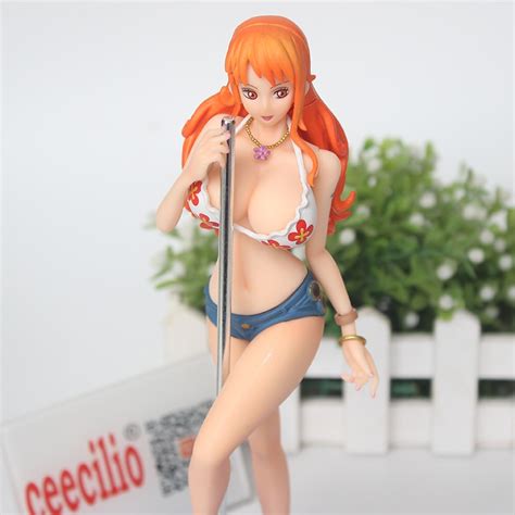 Anime One Piece Pop Sexy Nami Action Figure Pole Dance Bb Swimsuit