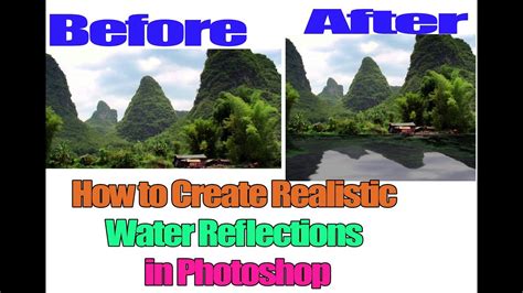 How To Create Realistic Water Reflections In Photoshop Water