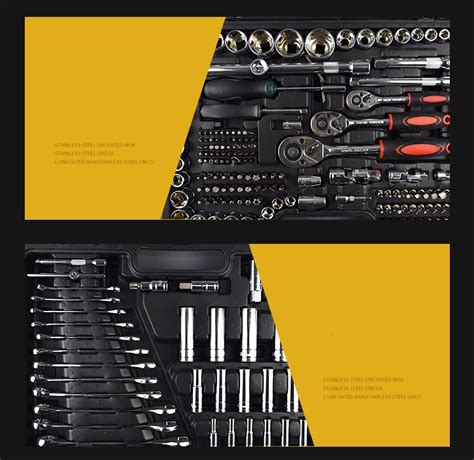 218pcs Auto Repair Socket Wrench Car Special Tools Set Combination Repair Multi Function Toolbox