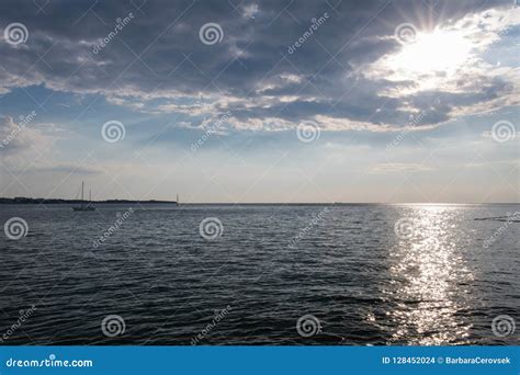 Adriatic Sea In Summertime Slovenia Stock Photo Image Of Adriatic