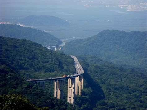 Rodovia Dos Imigrantes Highway Bridge In Sao Paulo Brazil - XciteFun.net
