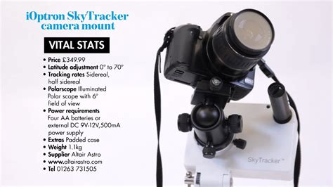 Astronomy Equipment Review Ioptron Sky Tracker Youtube