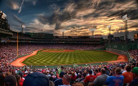 Estadio De B Isbol Fenway Park Mlb Baseball Park Boston Estados Unidos B Isbol Fondo De