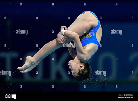 Quan Hongchan Of China Competes In Womens Diving 10m Platform