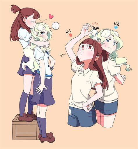 악악 On Twitter In 2021 Yuri Anime Girls Yuri Anime Little Witch Academy