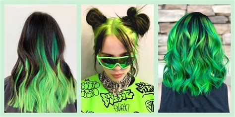 One of the hottest colors right now is a lovely neutral dark ash blonde color. 25 Green Hair Color Ideas - Best Green Hair