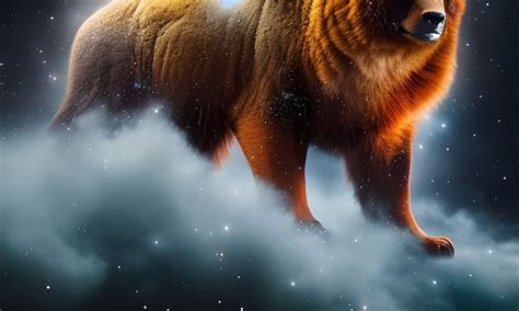 Celestial Bear Ursa Major Constellation Ai Generated Artwork