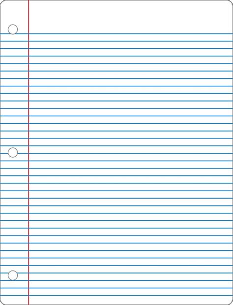 7 best images of notebook paper printable pdf