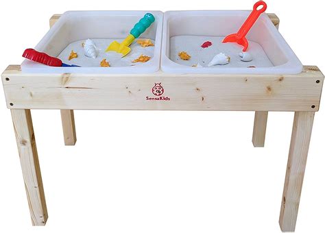 SensaTable Kids Sensory Table with TWO Bins & Lids, Sand Art - Amazon