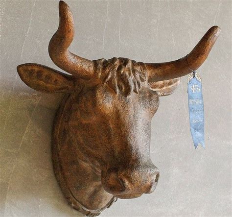 Sturdy tv wall mount at a great price. Bull Head Wall Mount | Bull Head Decor | Antique Farm ...