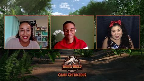 Jurassic World Camp Cretaceous Interview With Raini Rodriguez And Paul