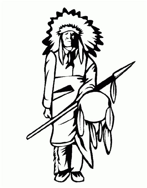 Free Native American Coloring Pages Coloring Home