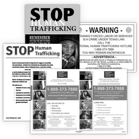 Stop Human Trafficking Posters Poster Guard