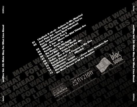 Various Artists Netbloc Volume 32 Make Way For What Lies Ahead