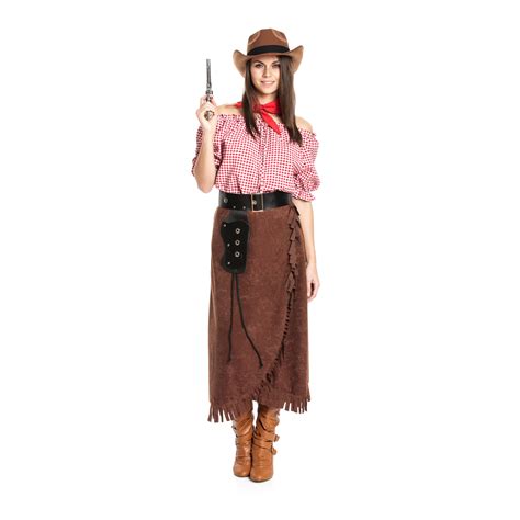 Cowgirl Kostüm Damen komplett inklusive Halstuch Kostümplanet