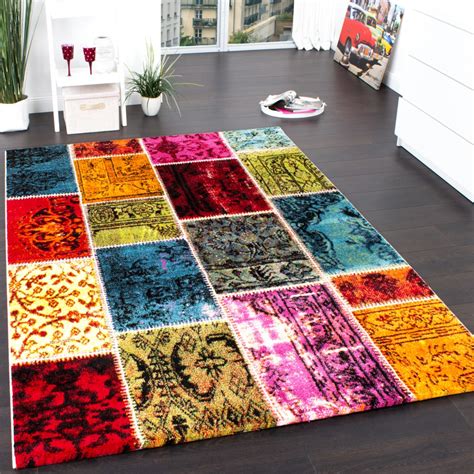 Moderner designer teppich vintage frencie patchwork grã¼n 200x285 cm. Teppich Vintage Multicolour | Teppich.de