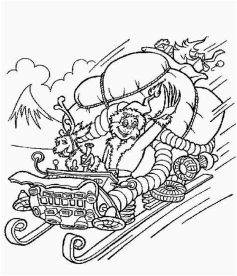 Help the grinch get back to his cave! How The Grinch Stole Christmas Coloring Page - Coloring Home