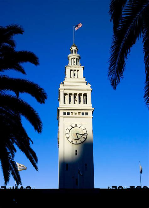 San Francisco Ferry Building Clock Tower Photograph By David Smith