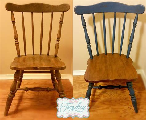 We are absolute that you may have many more. Antique Navy Blue chair. Chalk paint spindles and stained ...