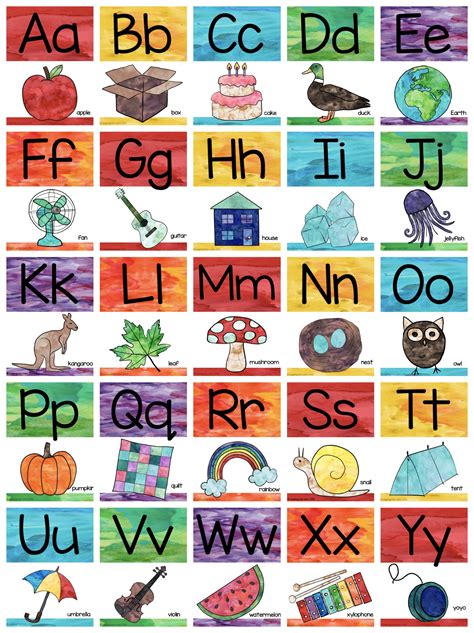 I love that there are an infinite amount of ways to teach the alphabet to preschoolers and kindergarteners. ABC Alphabet Posters - Laughing Kids Learn