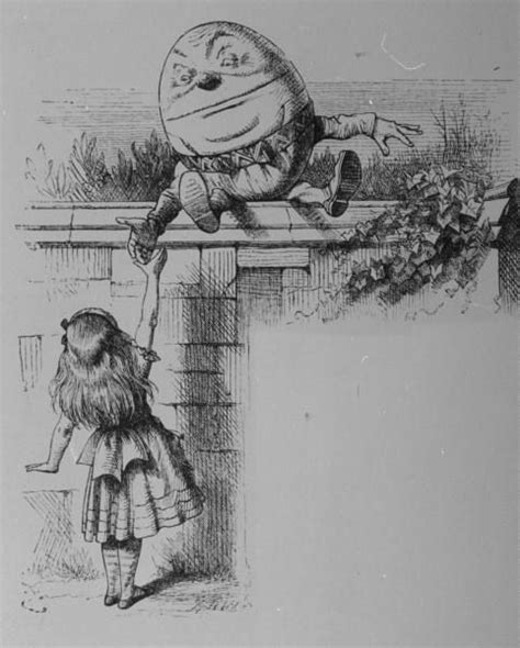 Alice And Humpty Dumpty John Tenniel Humpty Dumpty Alice In Wonderland