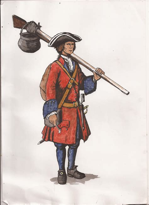 British Soldier On The March 1702 11 Ancient Warfare Historical