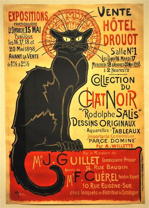 Toulouse Lautrec The Famous Cat Poster With More Copy Design