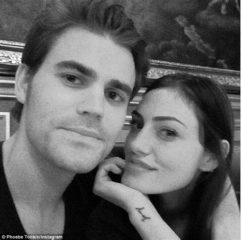 Phoebe Tonkin And Paul Wesley Cuddle Up Together In Rare Couple Snap