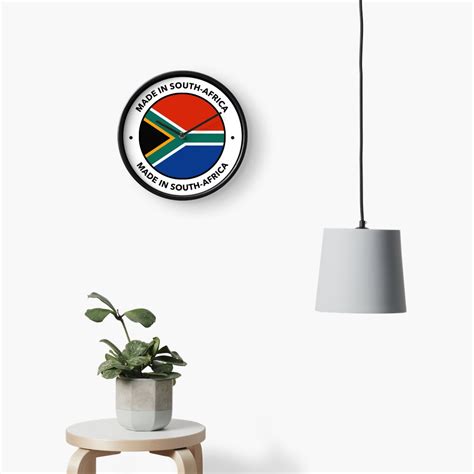 Made In South Africa Clock By Graphixdisplate Clock Clock Wall Decor