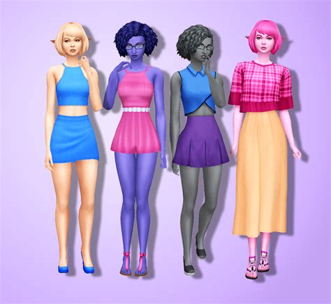 Sims 4 New Mods Color Tag Recolor Sorbet Remix All The Colors
