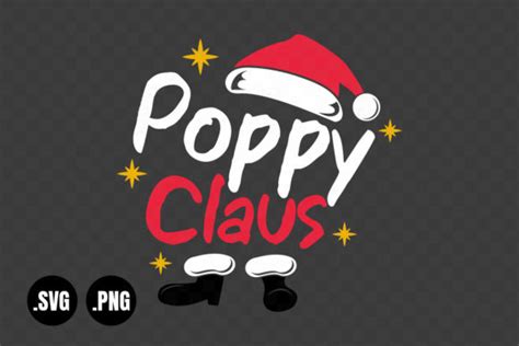 Poppy Claus Christmas Design Graphic By 99siamvector · Creative Fabrica